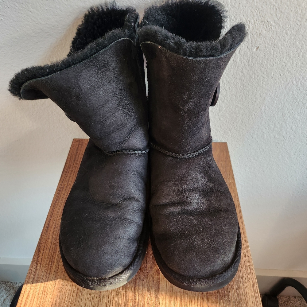 UGG Black Shearling Boots